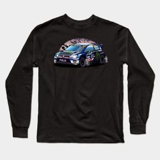 Petter Solberg's Rallycross car - Illustration Long Sleeve T-Shirt